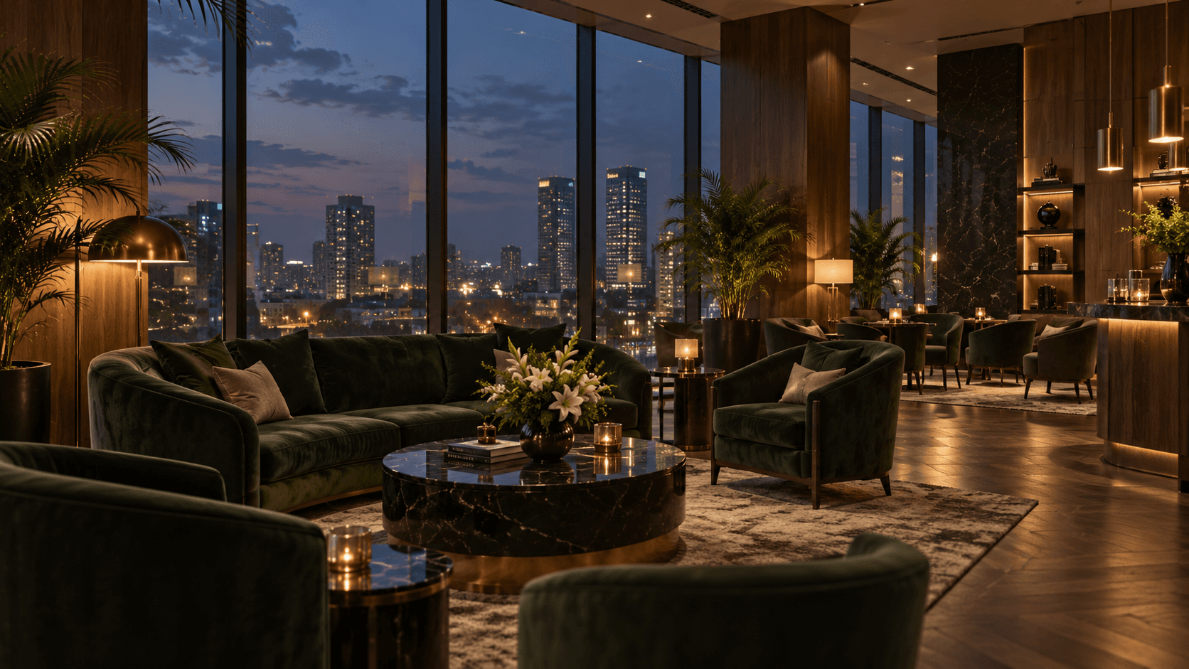 Committee Lounge — evening executive lounge